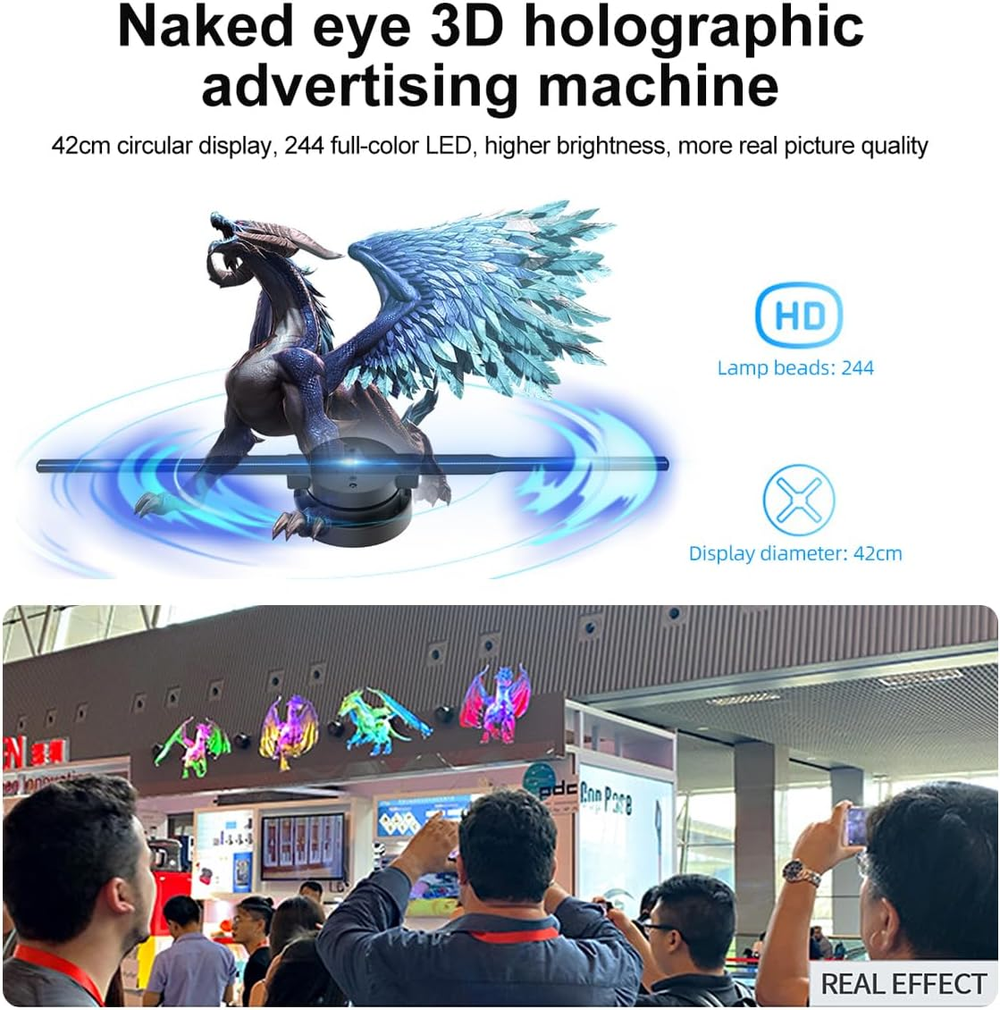 🎅Christmas Pre-sale 50% OFF✨3D Hologram LED Fan Projector